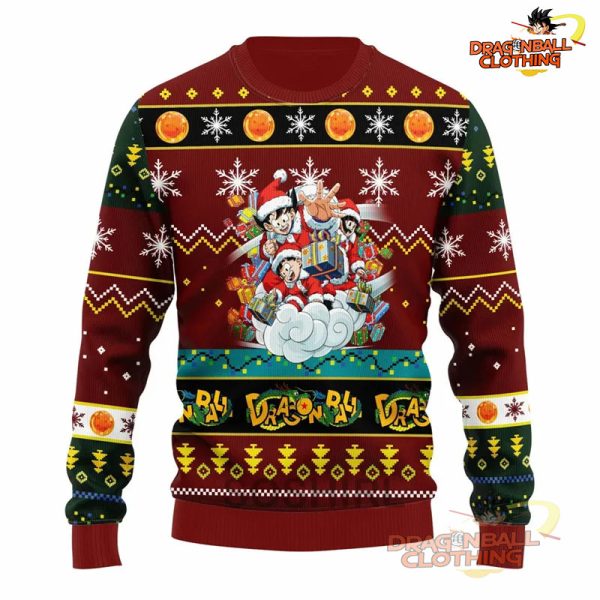 Dragon Ball Z Goku Ugly Christmas Sweater amazon