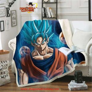 Goku anime blanket