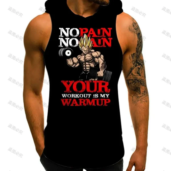 DBZ Gym Tank Tops Muscle Men's Fitness Clothing amazon