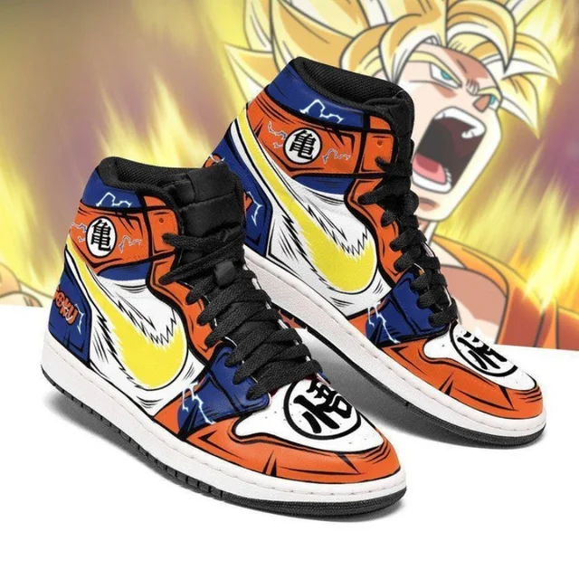 Dragon Ball Sneakers Super Saiyan Sneakers amazon