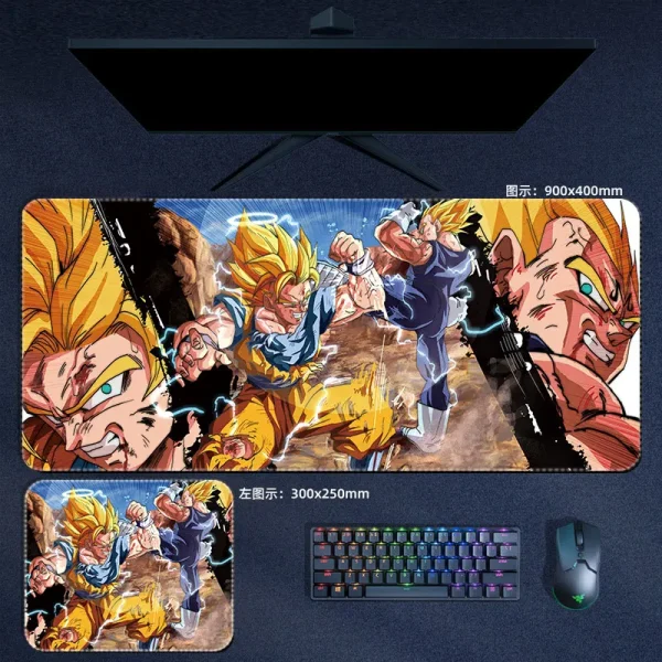 Super Saiyan Mousepad Goku and Vegeta 3d amazon