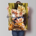 Goku Canvas Painting Dragon Ball Art Poster ebay