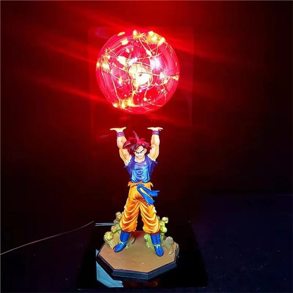Instinct Son red Goku Strength Bombs Figure
