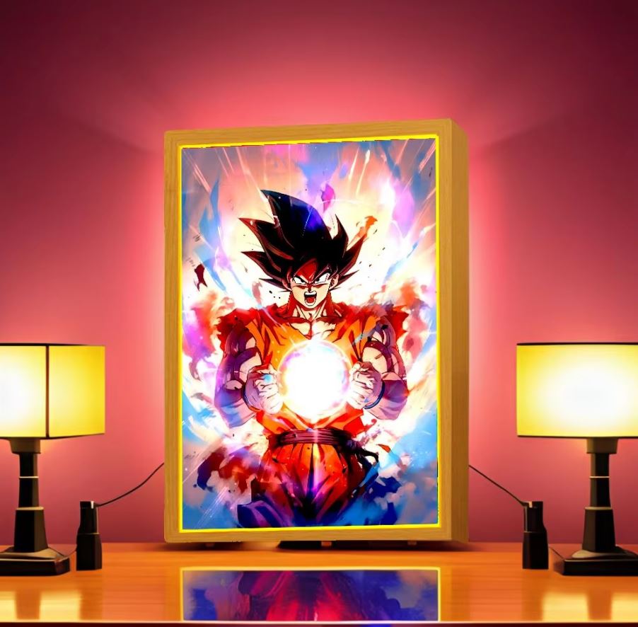 Dragon Ball Goku Red Aura Lamp ebay