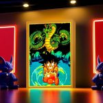 Dragon Ball Kid Goku Moon Light Lamp