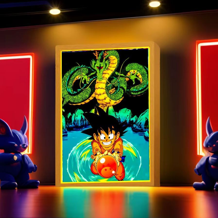 Dragon Ball Kid Goku Moon Light Lamp