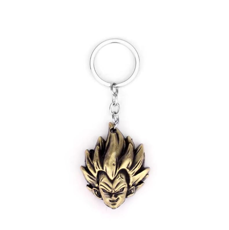 Dragon Ball Super Vegeta Metal Gold Keychain