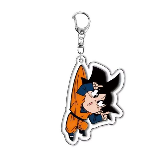 Dragon Ball Z Son Goku Keychain Acrylic
