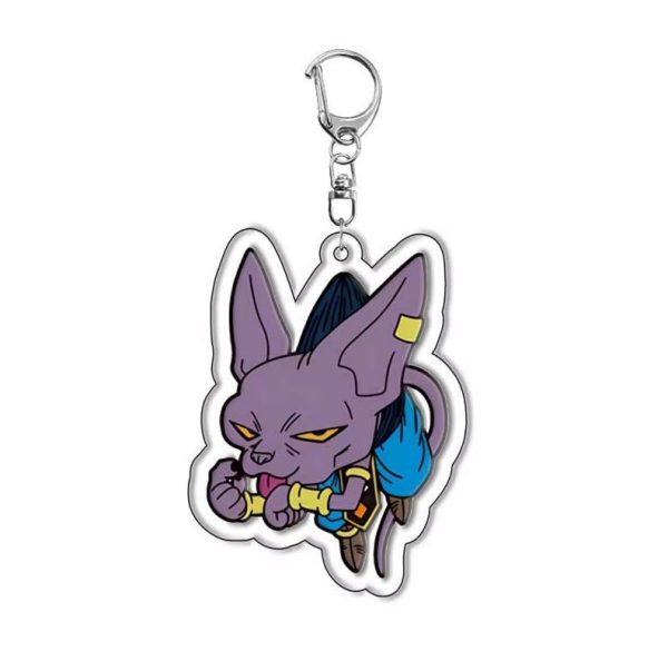 Dragon Ball Z Super Beerus Acrylic Keychain