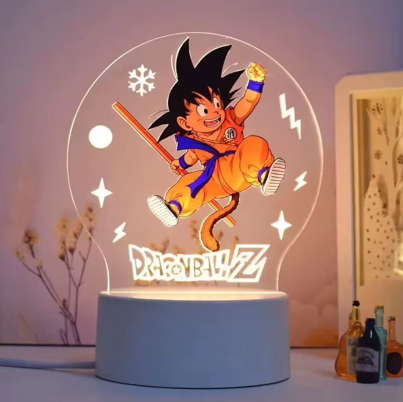 Son Goku Dragon Ball Night Light Animation Lamp