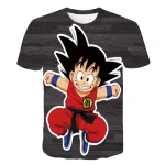 DBZ T-shirt 3D Goku Men's Short Sleeve Casual Top ebay