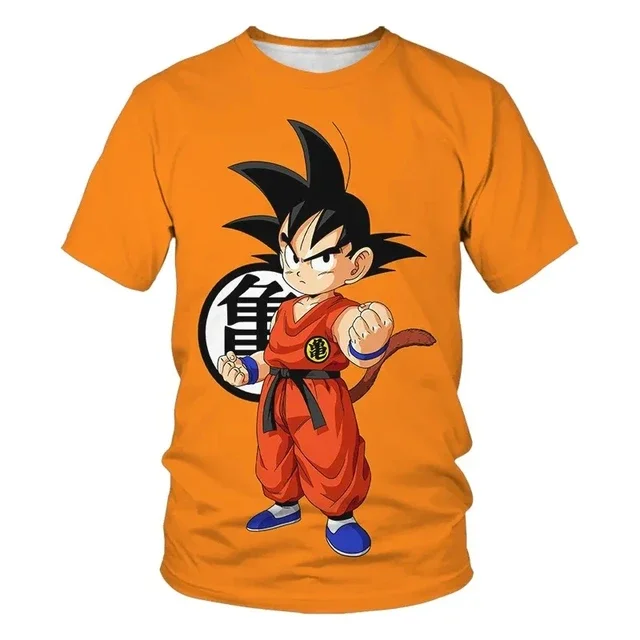 Son Goku Adidas Short Sleeve Yellow T shirt Mens